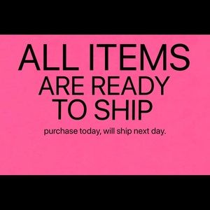 Ready to ship next day